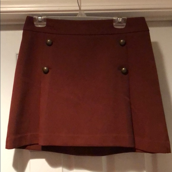 express rust skirt